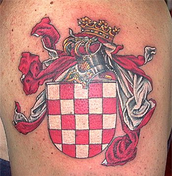 Best Tattoos For Men: Coat Of Arms Tattoo