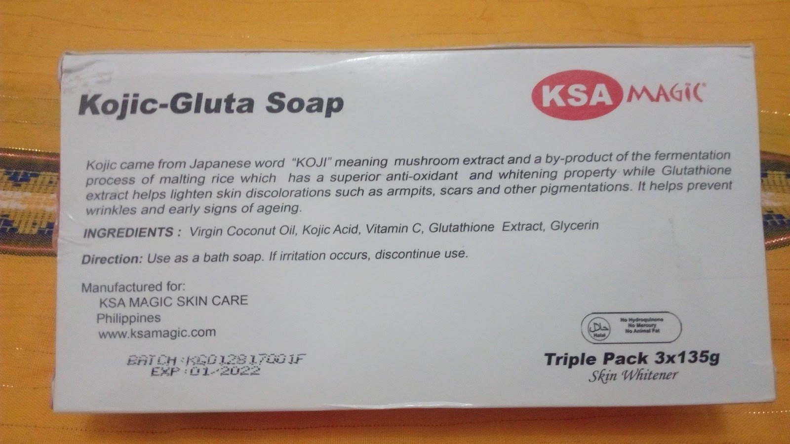 Beauty Makes Sense Kojic and Gluthathione Soap Review
