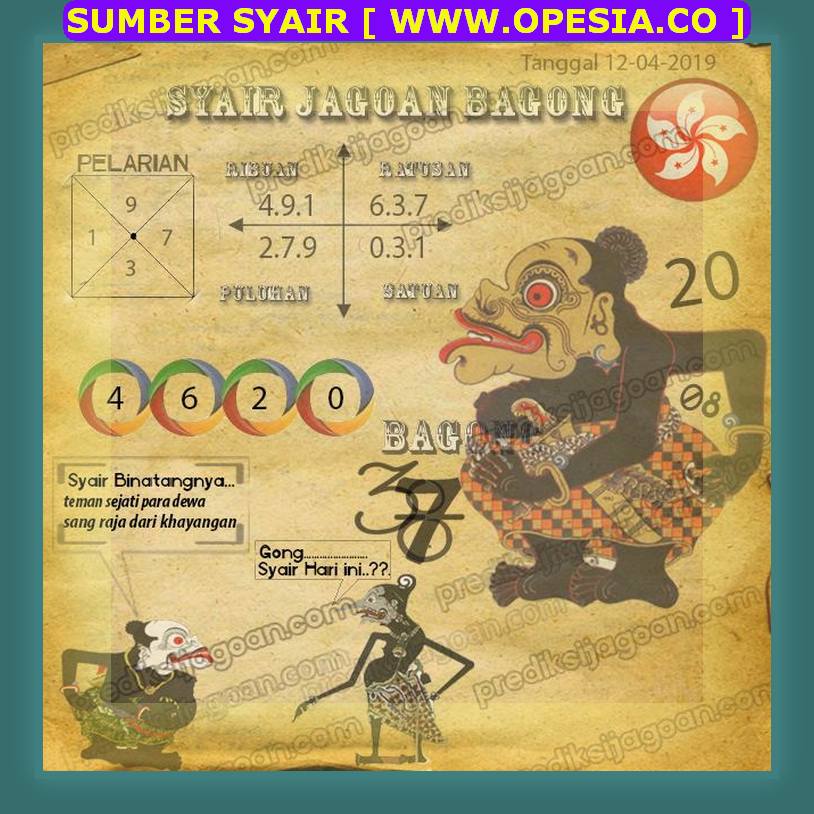 Kode syair hk Jumat 12 April 2019 GOsyair SEDIA KODE