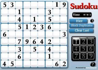 Play free online games: Sudoku - Games Aarp - Games Aarp