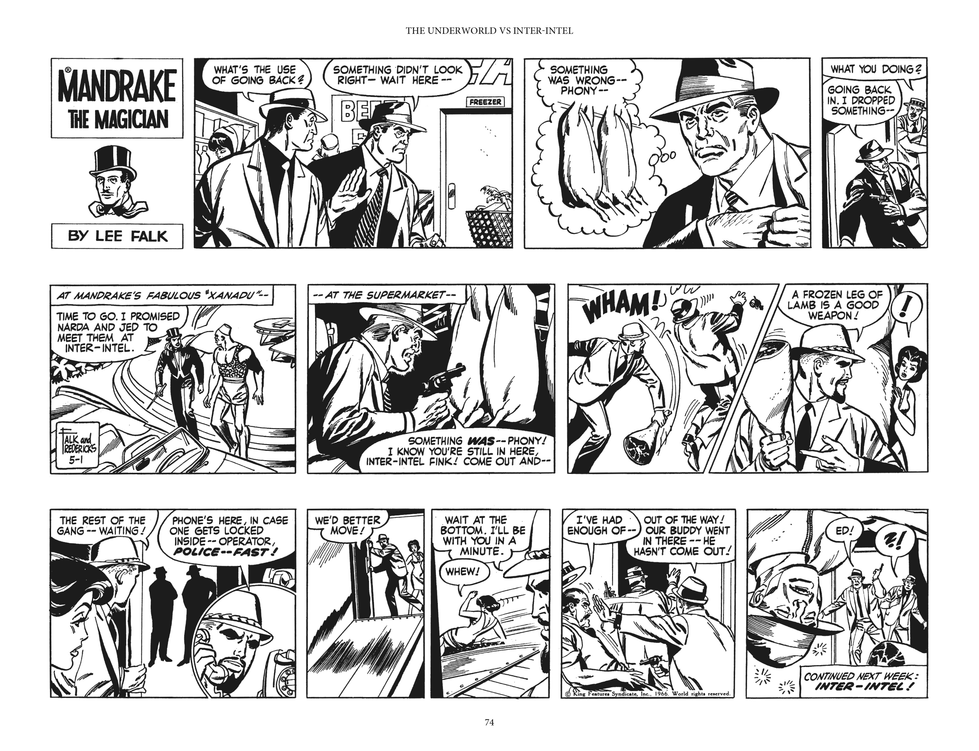 Read online Mandrake the Magician: The Fred Fredricks Sundays comic -  Issue # TPB (Part 1) - 75