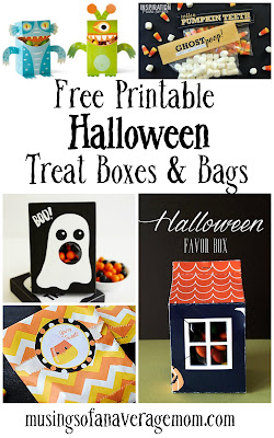 free printable halloween treat boxes