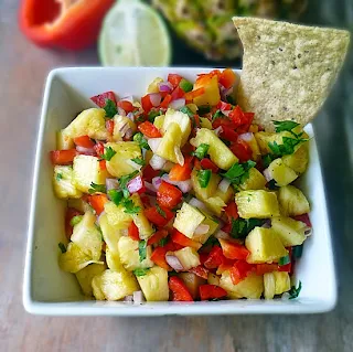 Sweet and Spicy Pineapple Salsa