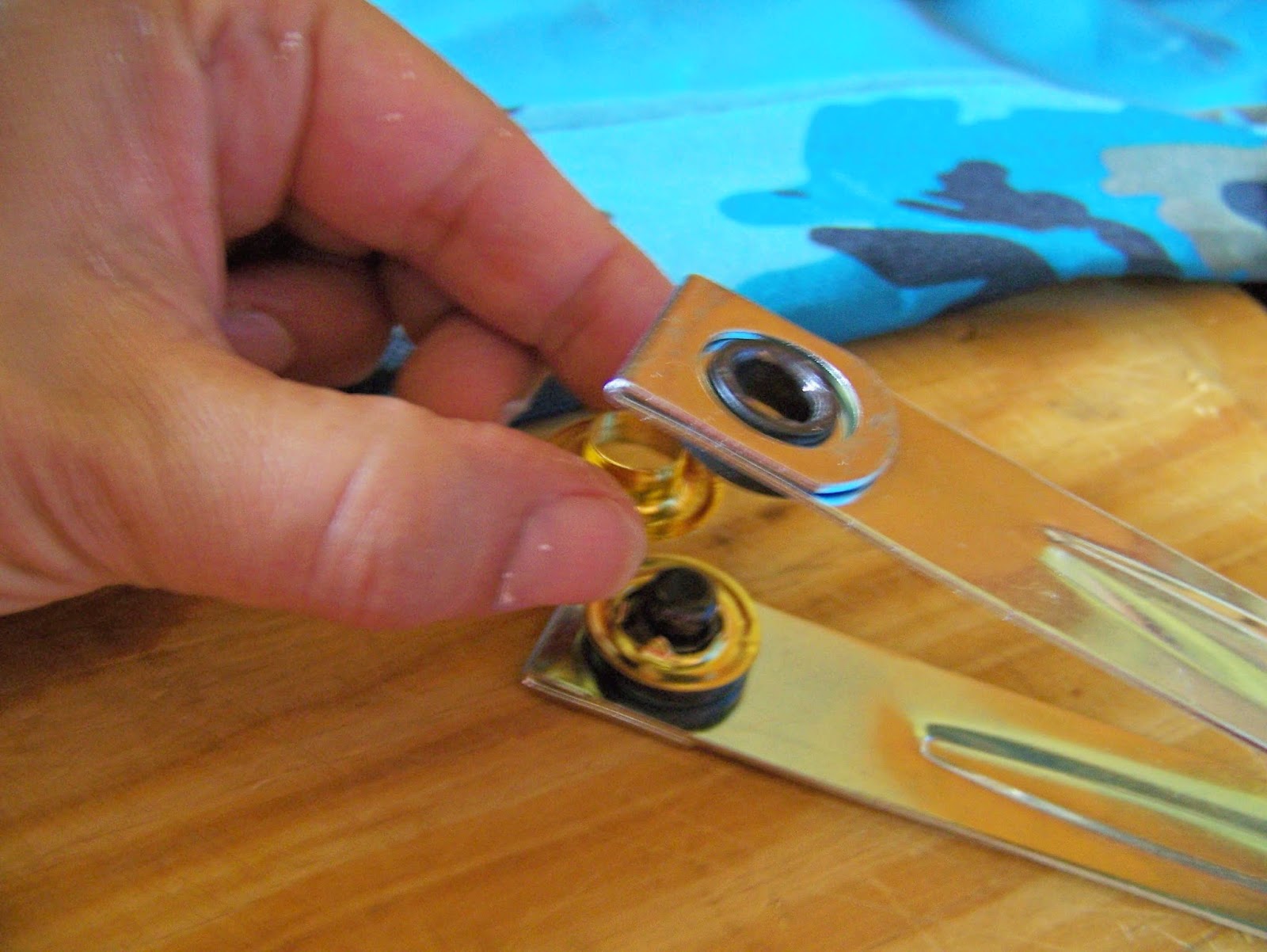A Pretty Talent Blog How to put grommets in your curtains