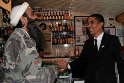 شبيه بن لادن يلتقي شبيه أوباما-منتهى