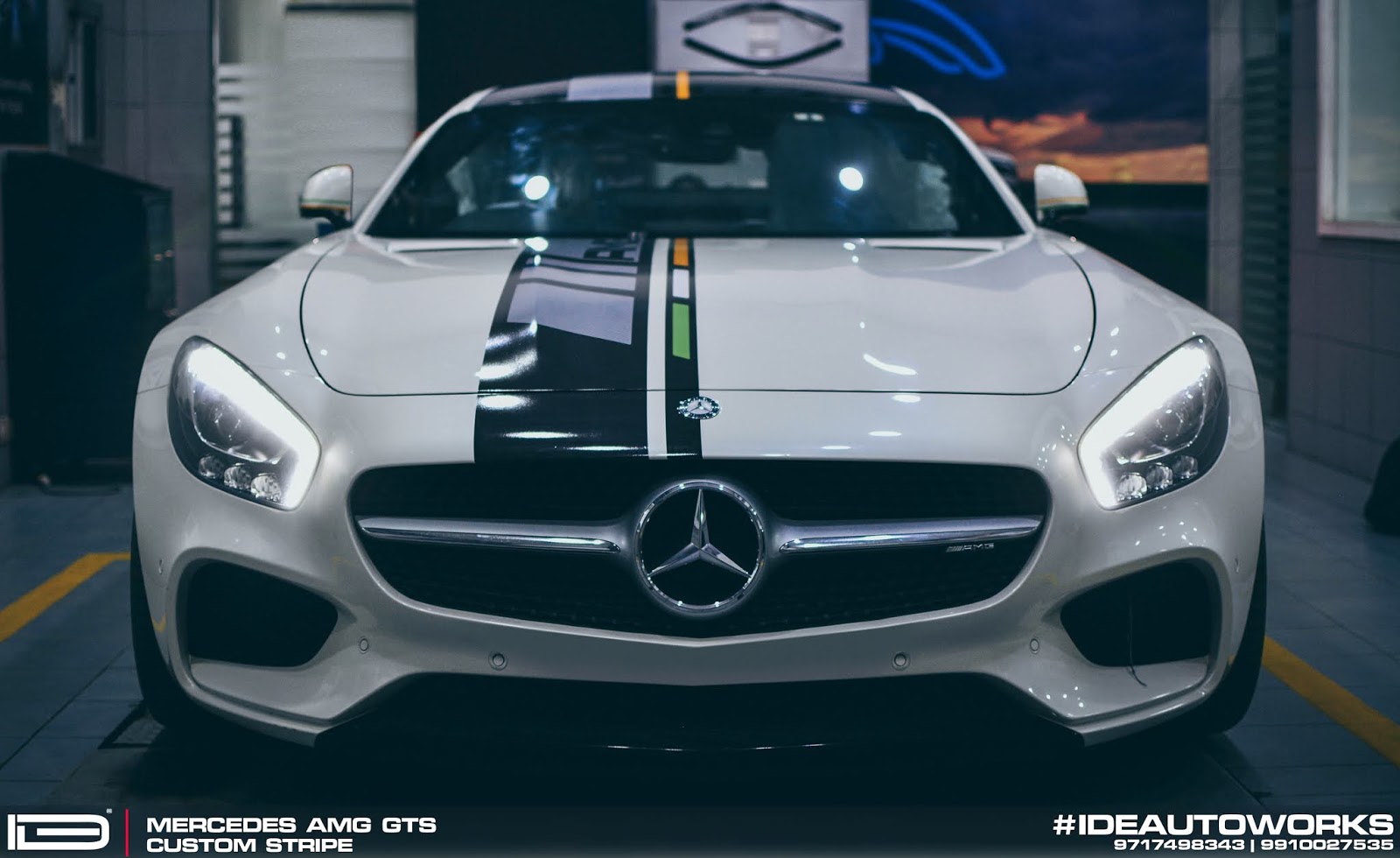 Mercedes AMG GTS Custom Stripes IDE Autoworks