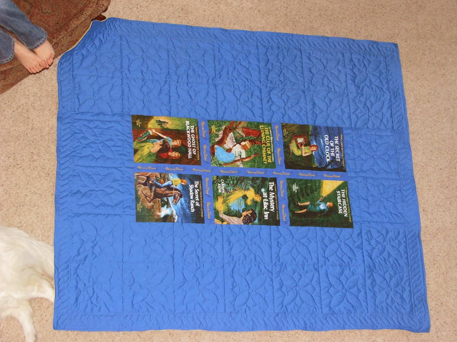 Blackberry Forest Farm YEAH!!!!!! Nancy Drew quilt is finished!!!!!!