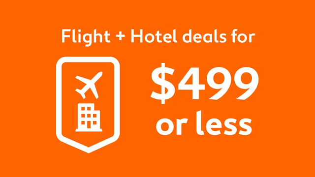 Flight + Hotel Deals for $499 or less