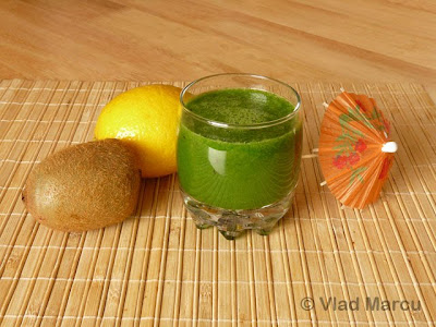 Smoothie verde de primavara