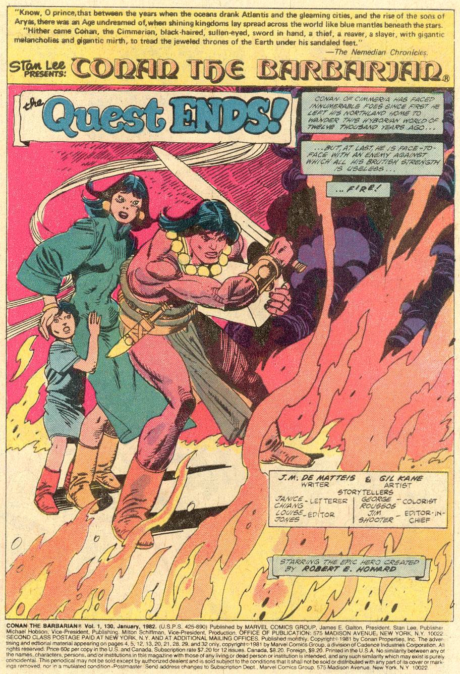 Read online Conan the Barbarian (1970) comic -  Issue #130 - 2