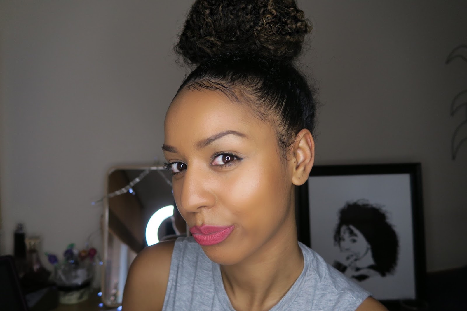 Sleek Top Knot Bun Tutorial Uk Curly Girl