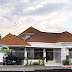 Kerala model 1768 sq-ft one floor home