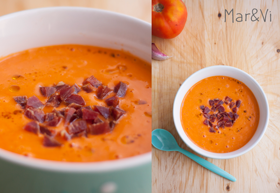 salmorejo paso a paso