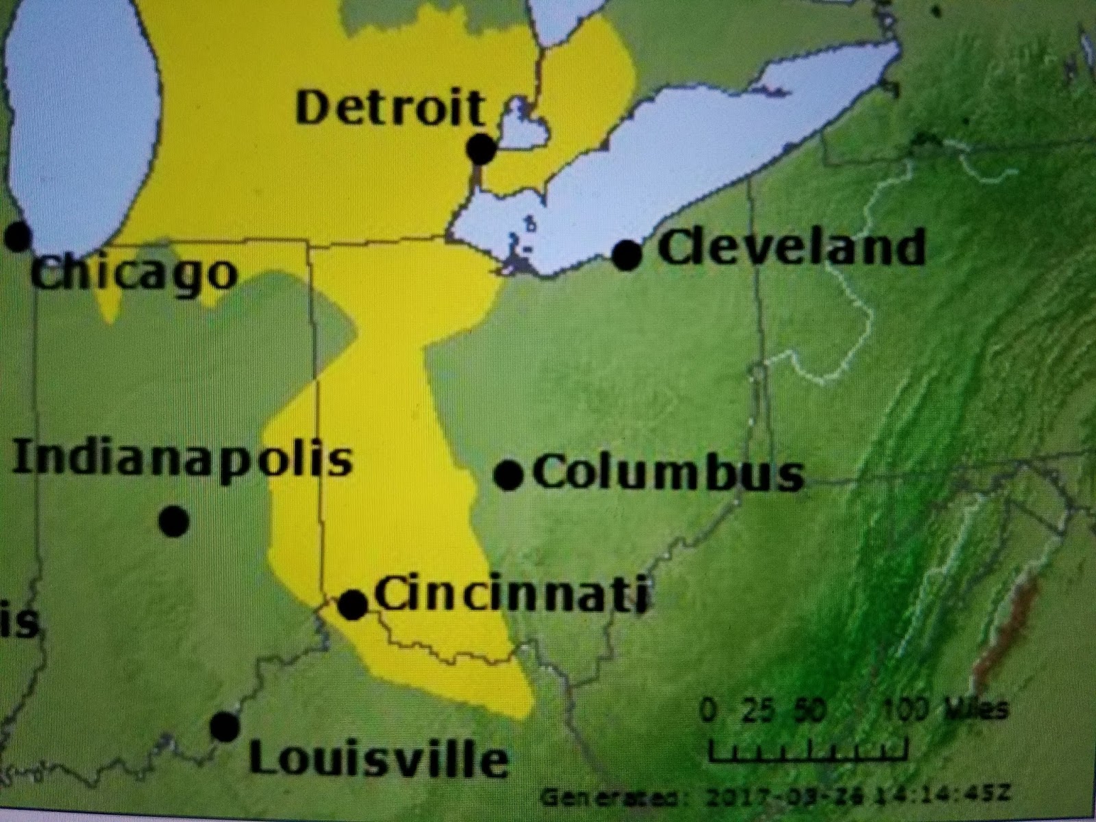 a photo by allison cook of the map shown for youngstown on airnow youngstown is not specifically marked on here but the city is located se of a photo by allison cook of the map shown for youngstown on airnow youngstown is not specifically marked on here but the city is located se of