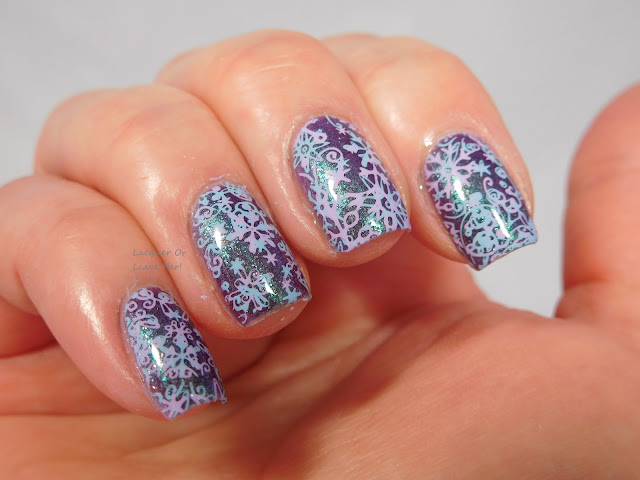 Lacquer or Leave Her!: NOTD: Messy Mansion MM86XL + The Lady Varnishes ...