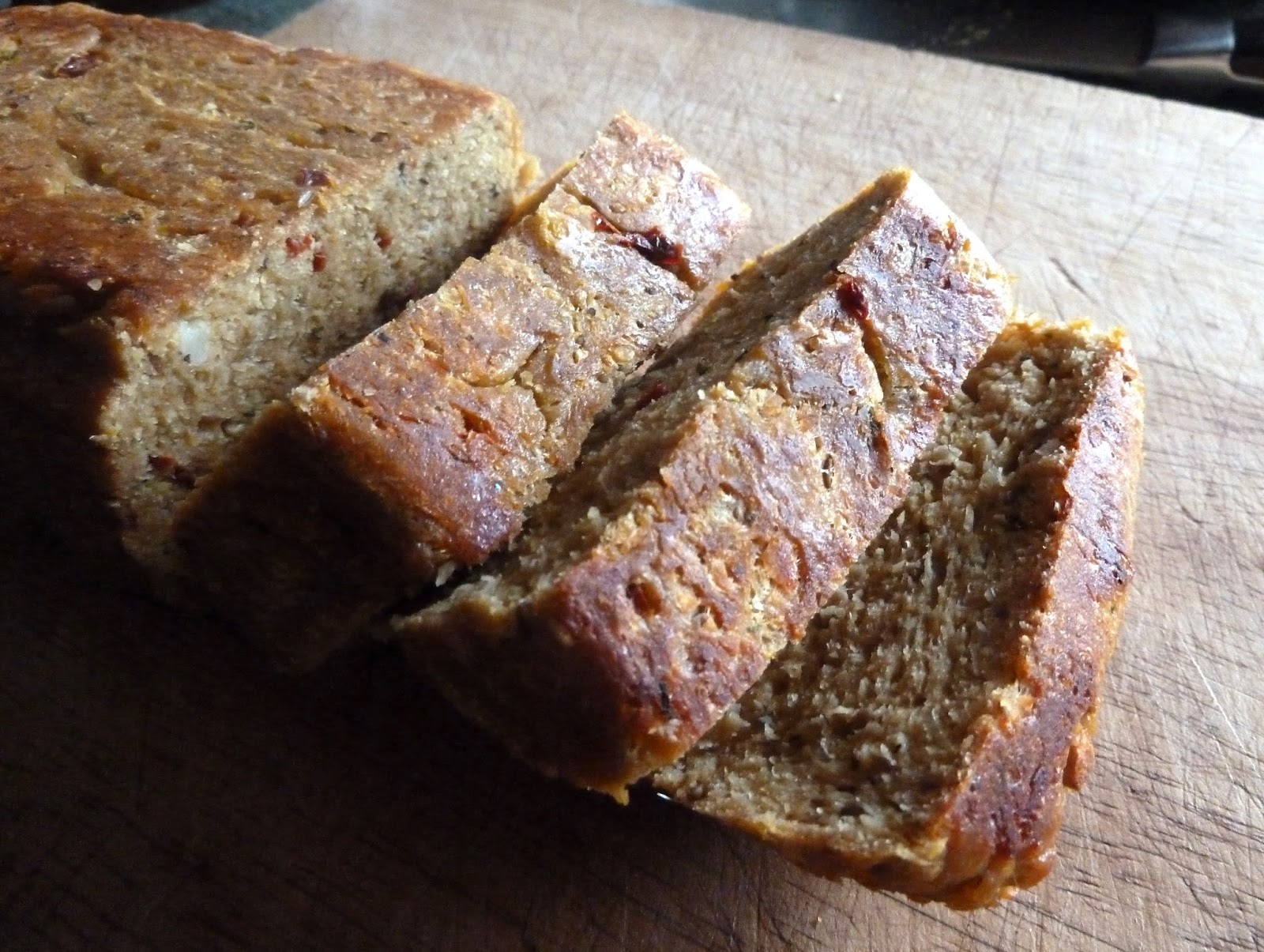 Flicking the Vs Chipotle lentil seitan loaf recipe
