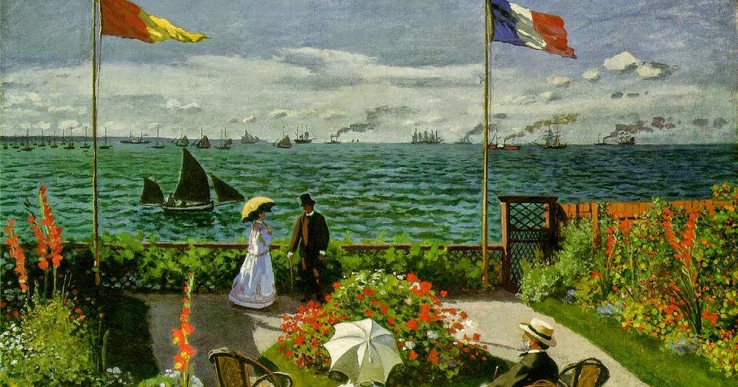 Claude La terrasse à SainteAdresse, 1867 Tutt'Art Masters