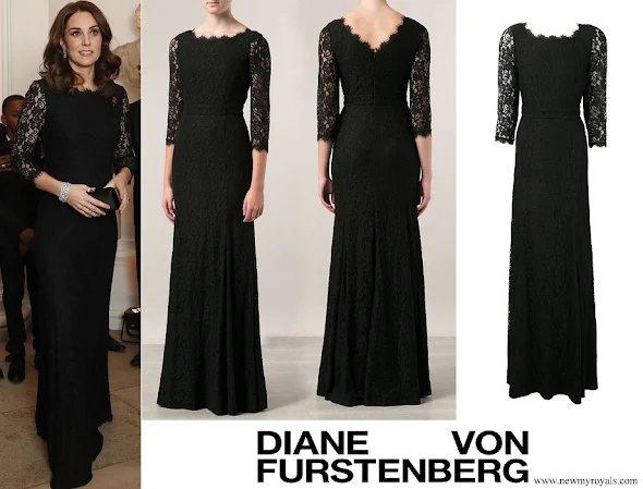 Kate Middleton wore DVF DIANE VON FURSTENBERG Zarita gown