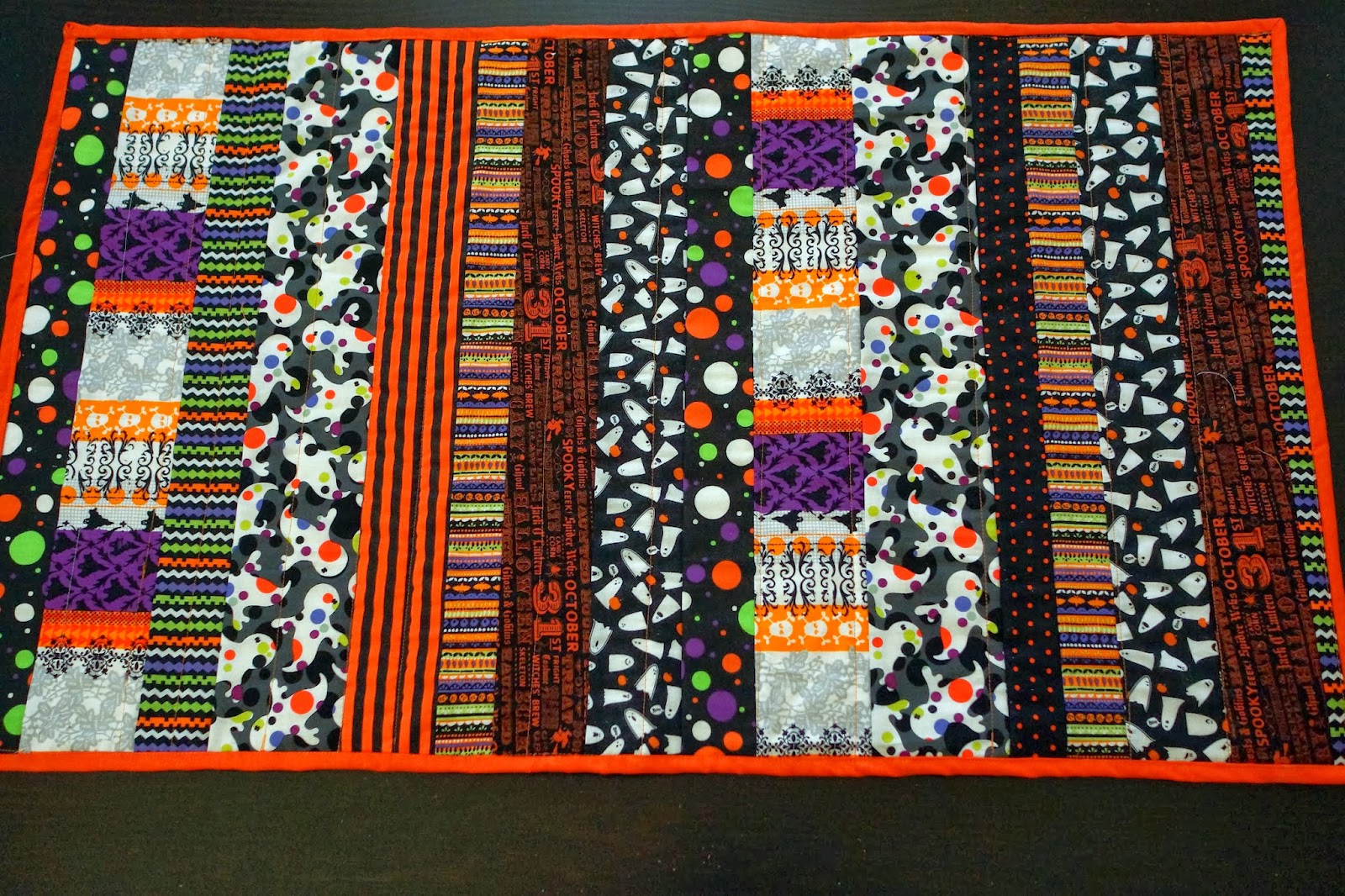 Lo, Ray, & Me: Reversible Fall Table Runner