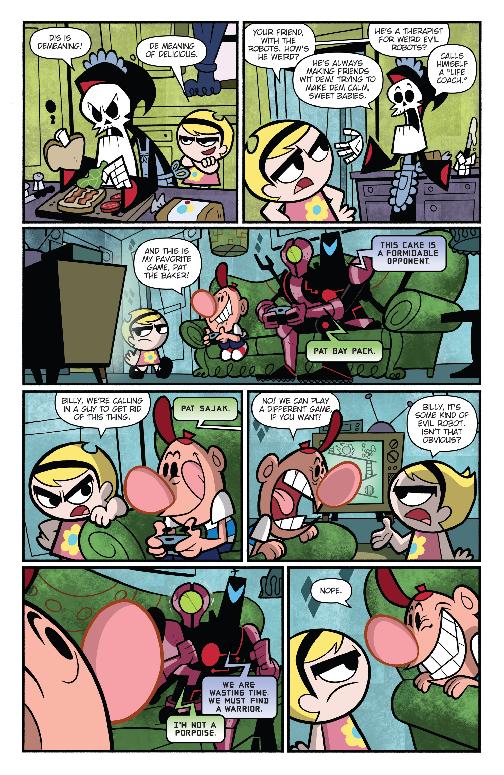 Read online Super Secret Crisis War! comic -  Issue # _Special - The Grim Adventures of Billy and Mandy - 9