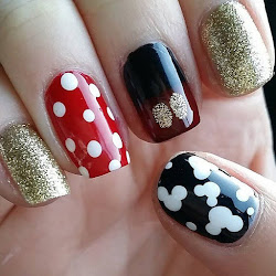 disney nail nails designs manicure mickey mouse popsugar creative pretty inspire magical easy minnie glitter tinklesmakeup instagram source user simple