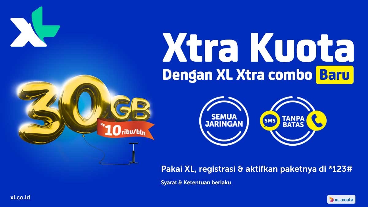 Cara Daftar Paket Internet Xl Xtra Kuota 30gb Rp 10000 Paket Internet