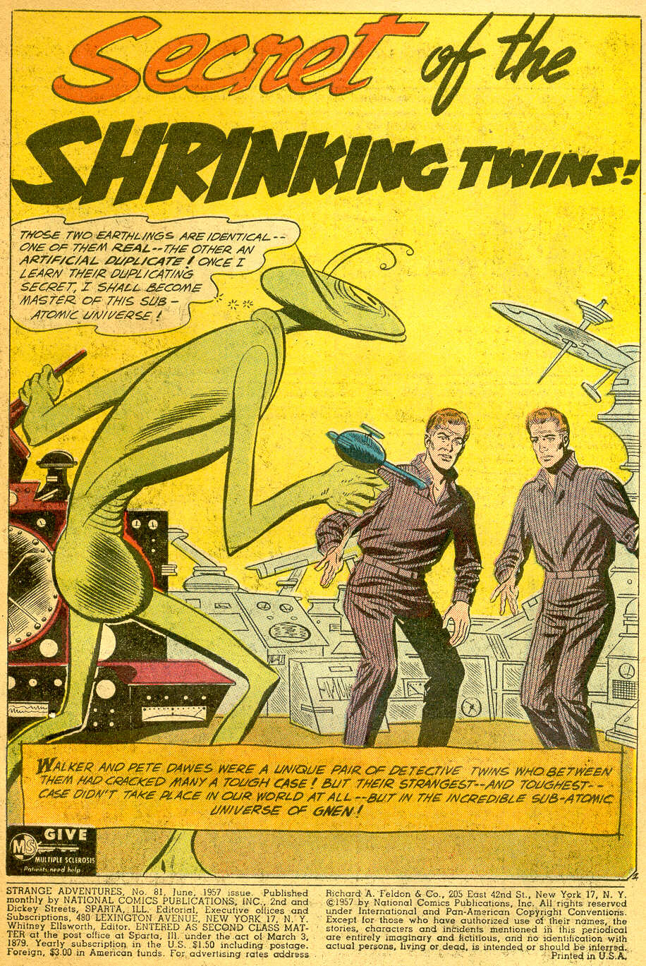 Read online Strange Adventures (1950) comic -  Issue #81 - 3