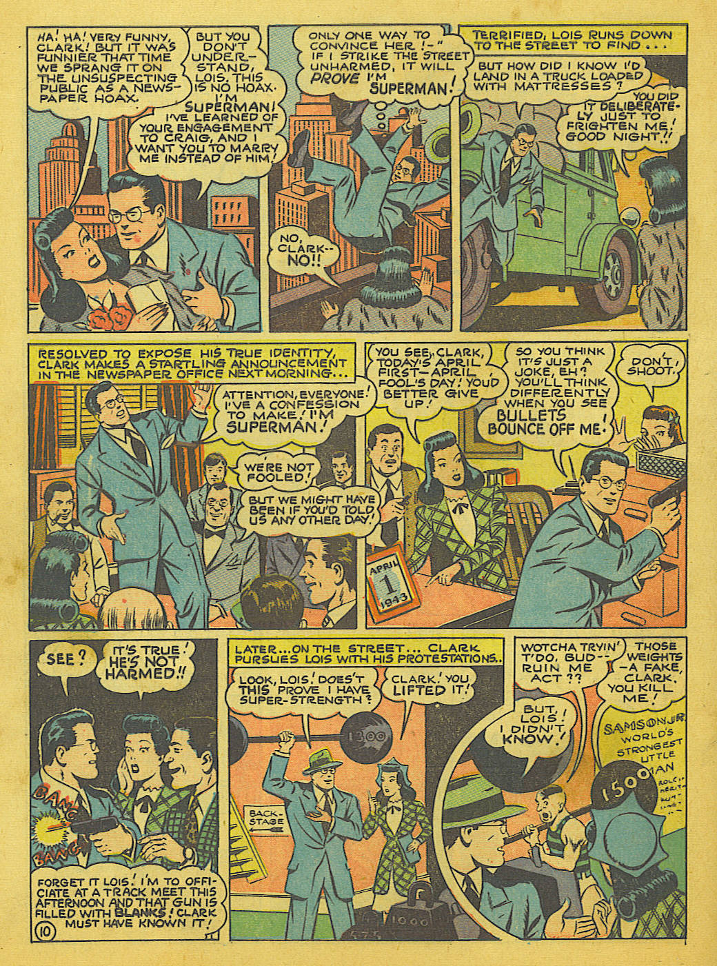 Read online Action Comics (1938) comic -  Issue #61 - 11