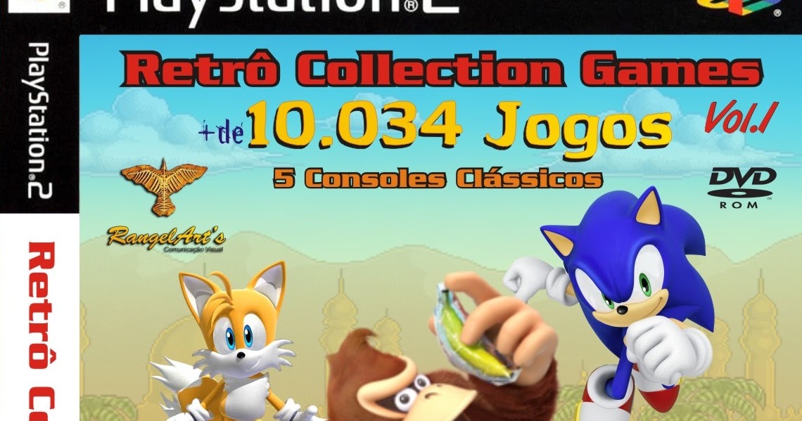 Retrô Collection Games + de 10.034 Jogos Vol.1 (PS2) : Alex Rangel