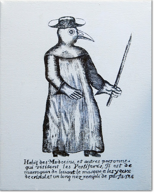 Bird doctor from paintwalk a plague doctor from 1690