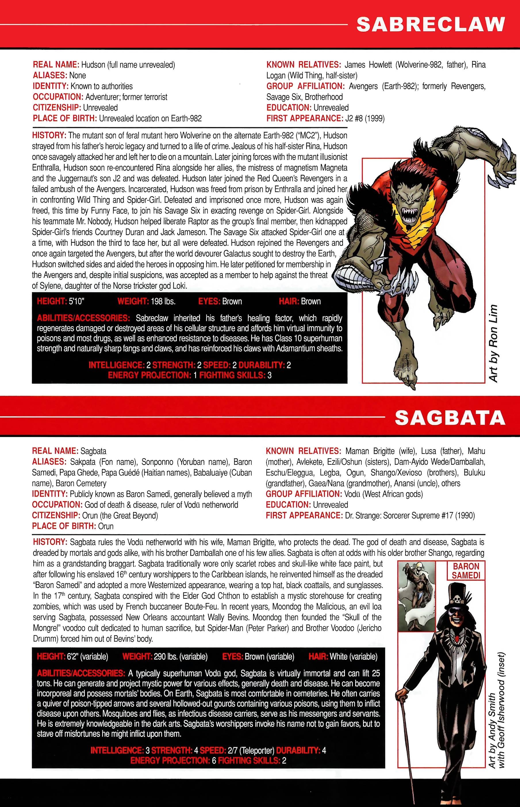 Read online Official Handbook of the Marvel Universe A to Z comic -  Issue # TPB 11 (Part 2) - 93
