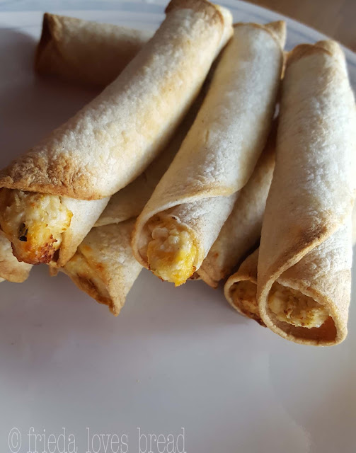 Frieda Loves Bread: Cream Cheese & Chicken Salsa Tacquitos: Baked or ...