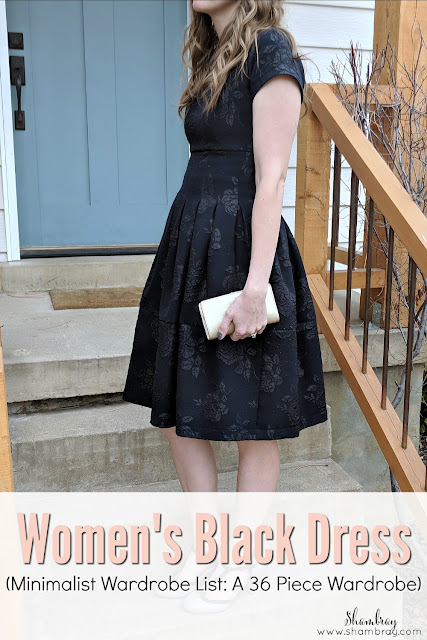 Women's Black Dress (Minimalist Wardrobe List: A 36 Piece Wardrobe)