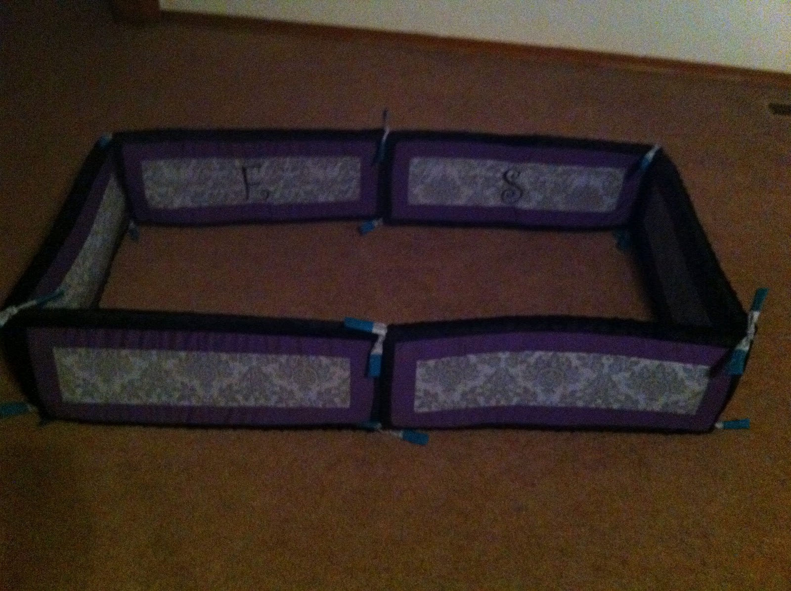 The Garage Sale Crafter Emma's Room Project 4 Crib Bumpers