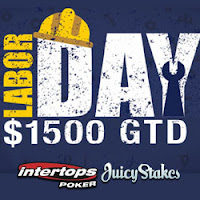 $2 satellites start Aug. 30 for the $1500 GTD Labor Day poker tournament at Intertops Poker and Juicy Stakes Casino