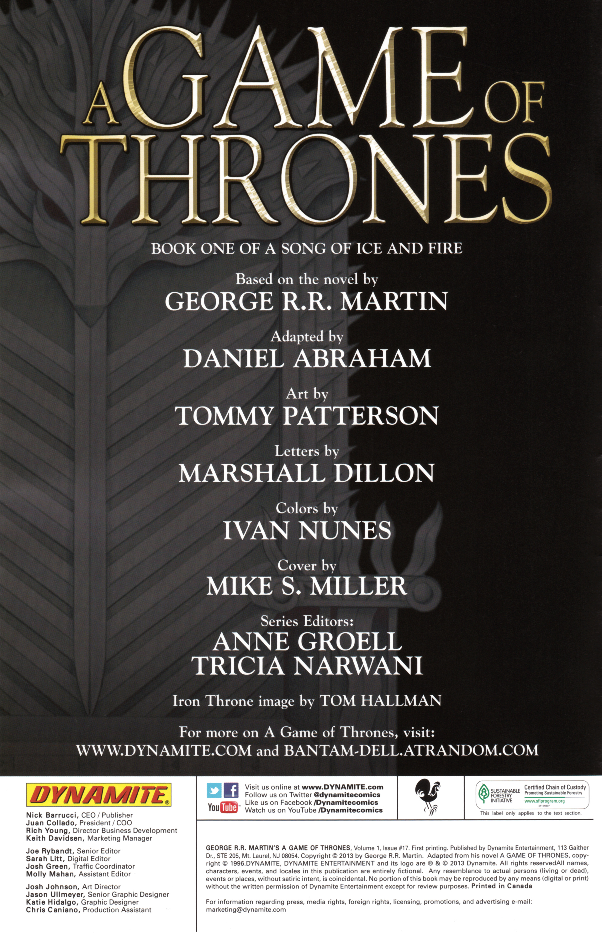 Read online A Game Of Thrones comic - Issue #17 - 2