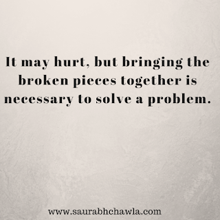 bringing back the broken pieces together