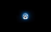 BlackBlue Wordpress Logo Wallpaper HD (wordpress logo black blue hd desktop wallpaper)