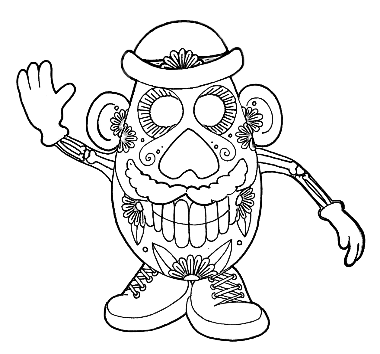calacas coloring pages - photo #32