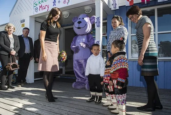 Crown Princess Mary of Denmark started her three days Greenland visit together with Mary Foundation