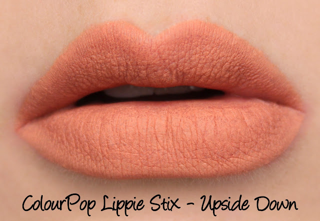 ColourPop Lippie Stix - Upside Down Swatches & Review