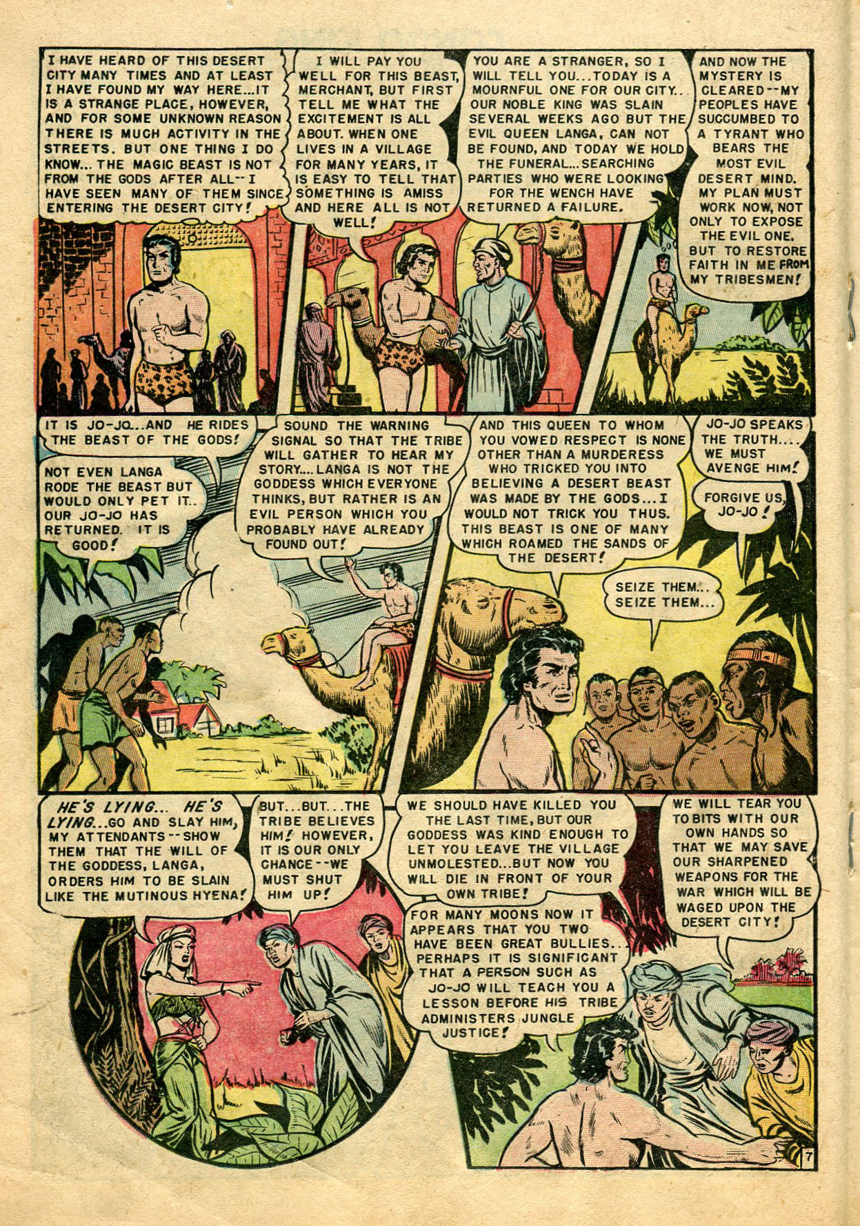 Read online Jungle Jo (1950) comic -  Issue # Full - 18