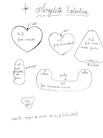 llavero ángel molde