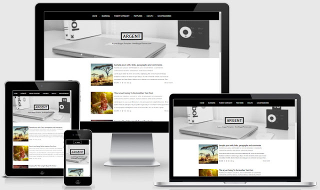 Argent Argent Blogger Template