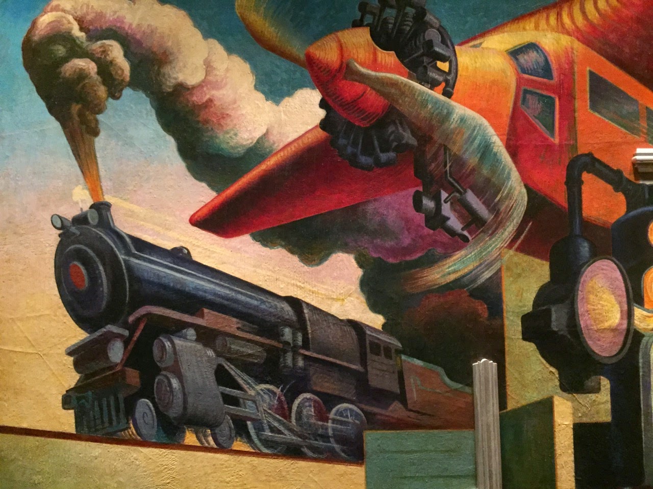 Left Bank Art Blog Thomas Hart Benton’s "America Today" Mural at the Met