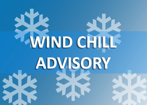 WEATHER ALERT: Wind Chill Advisory Issued for Schuylkill County