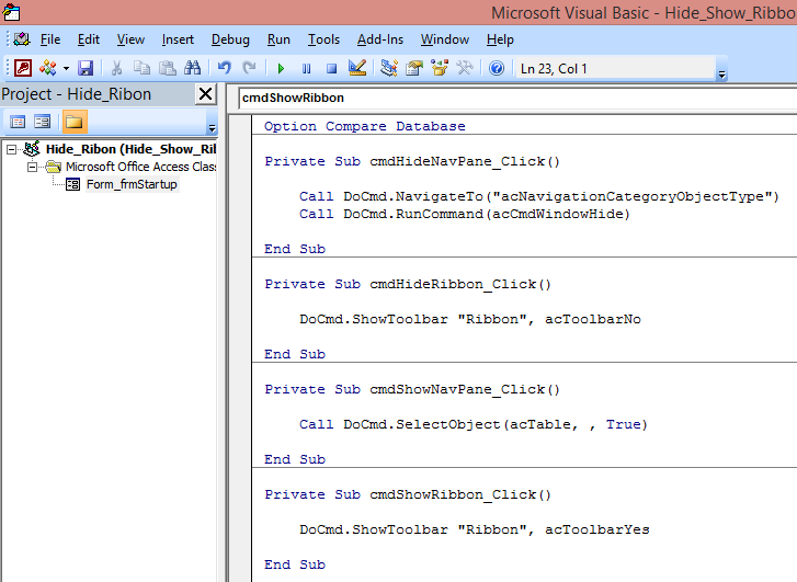 MS Access: কিভাবে Navigation Pane এবং Ribbon Hide বা Show করবেন ...