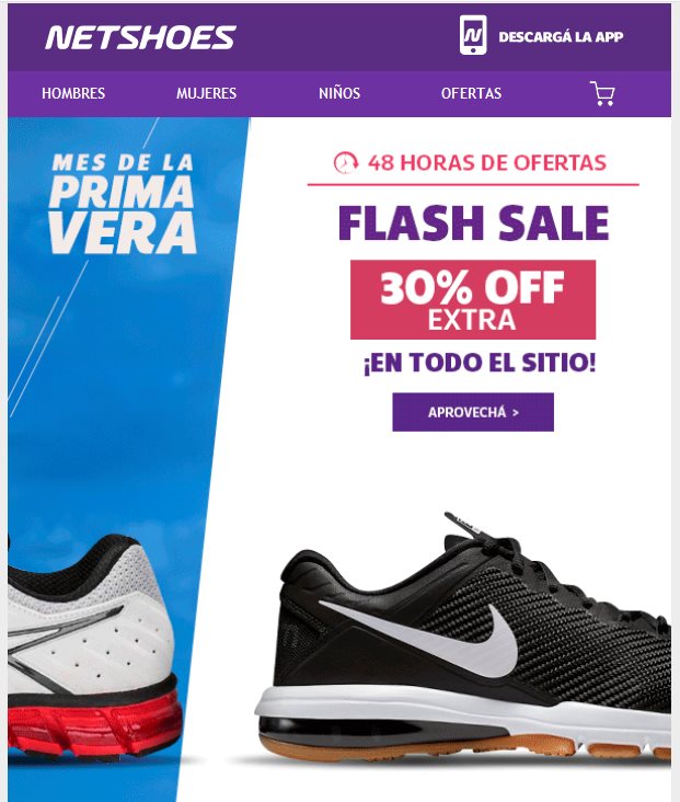 netshoes oferta