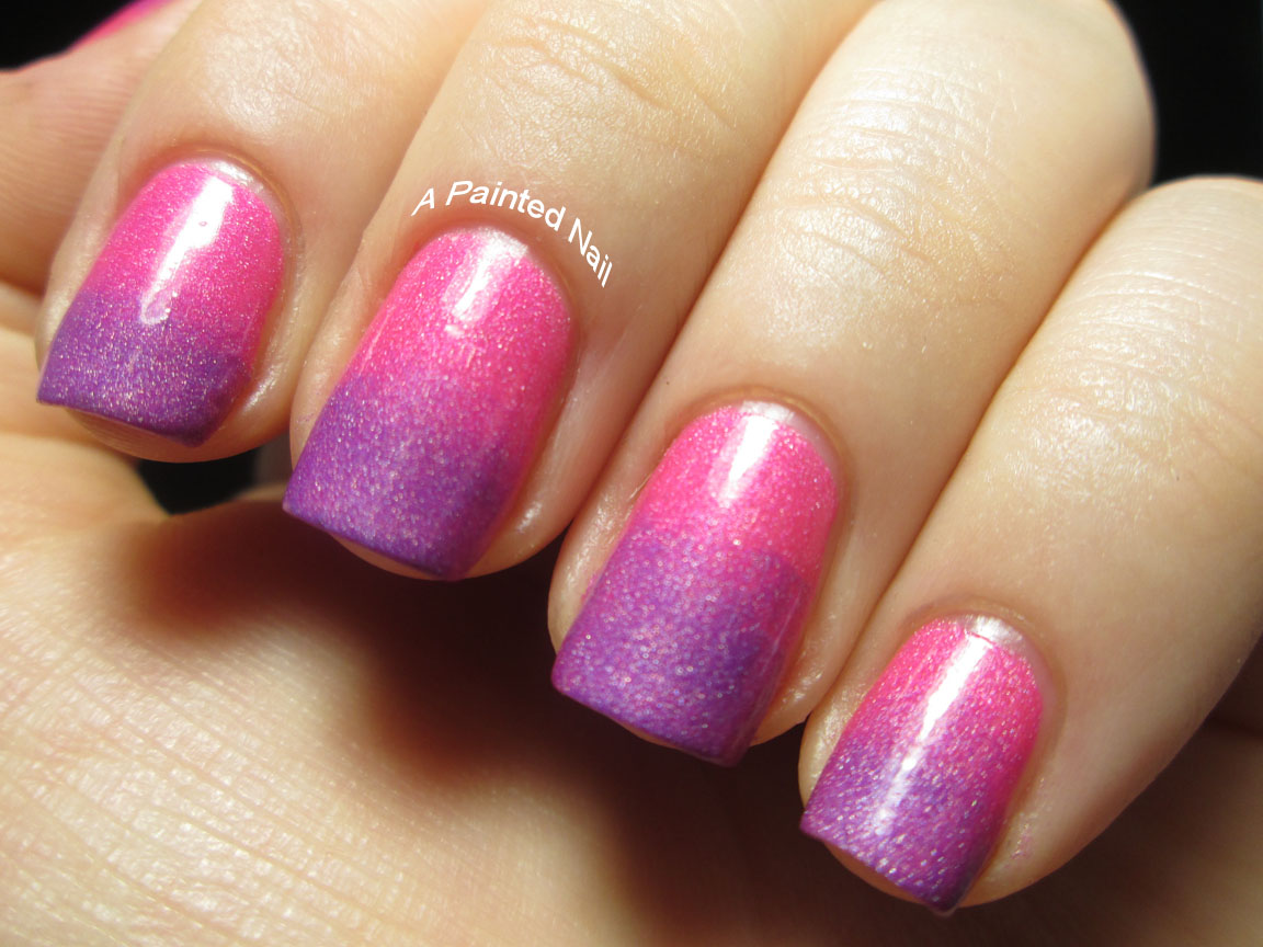 A Painted Nail: Nail of the Day: Totally 80's Gradient