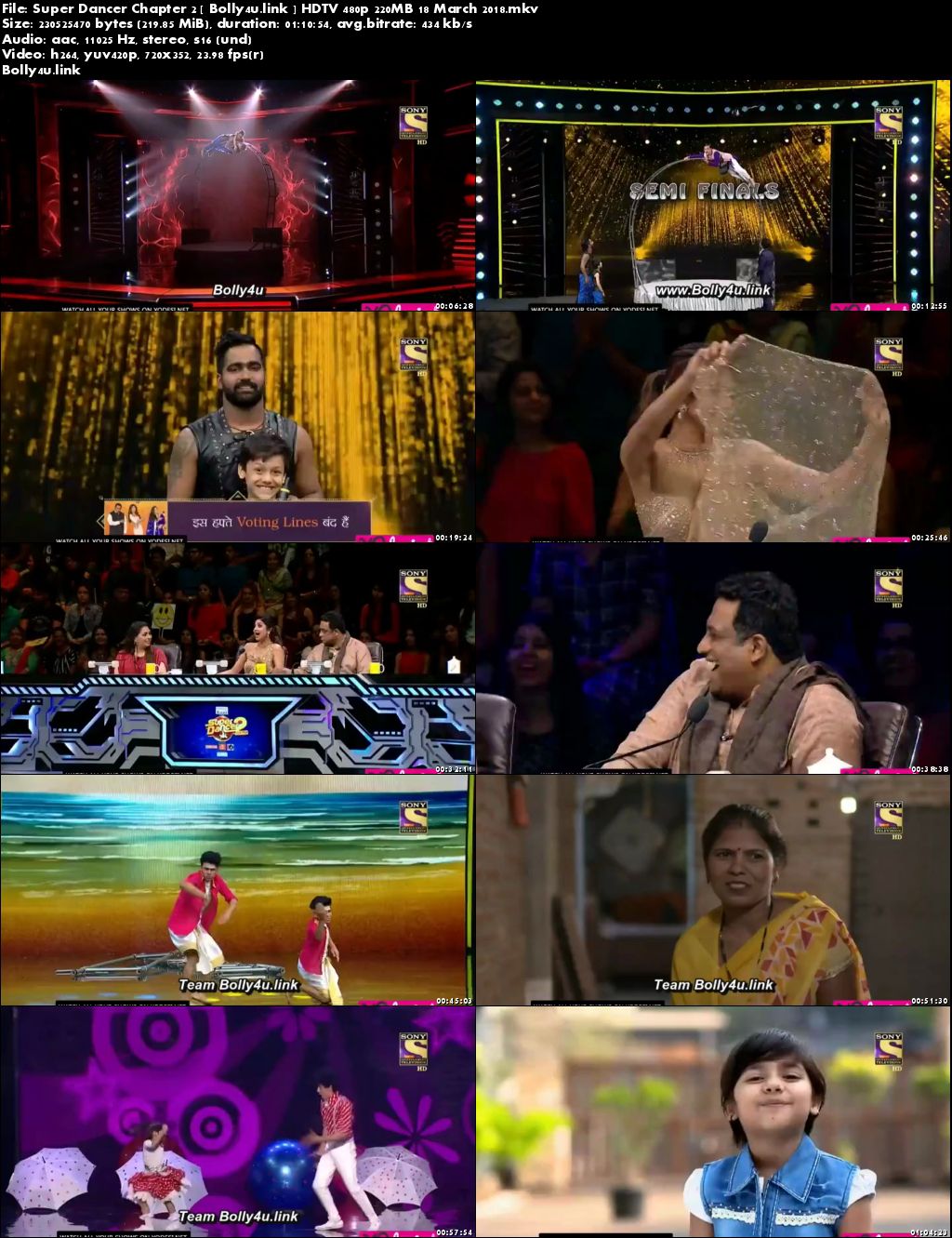 Super Dancer Chapter 2 HDTV 480p 200MB 18 March 2018 Download